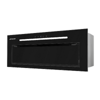 Premium Powerful Black Glass Under Mount Rangehood - 900mm