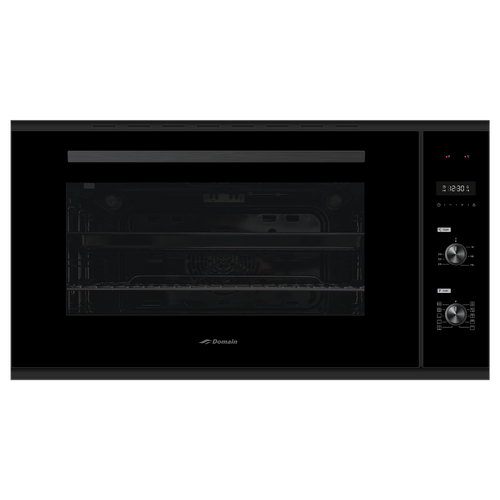 All-Black 10 Function Electric Oven with Digital Display - 900mm