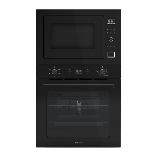 Premium Black 60cm Built In Oven & Microwave Combo