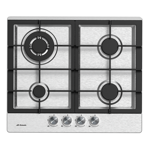 Stainless Steel Gas Cooktop with Wok Burner - 594mm
