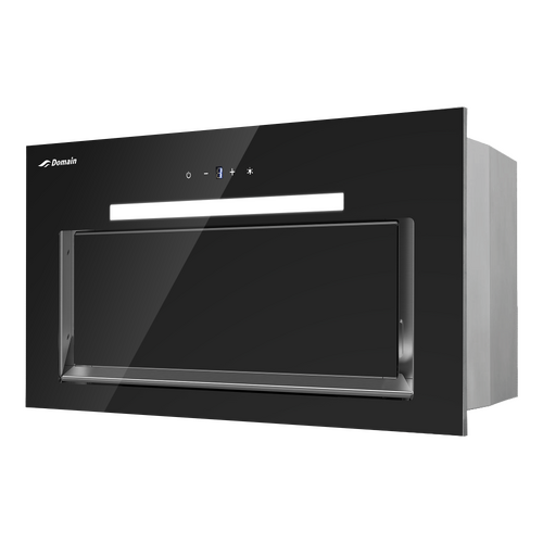 Premium Powerful Black Glass Under Mount Rangehood - 520mm