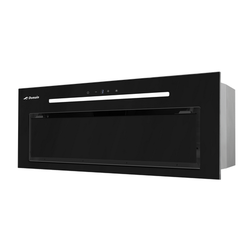 Premium Powerful Black Glass Under Mount Rangehood - 900mm